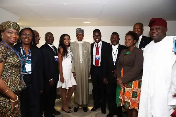 Buhari Meets With The Best Of Nigerian Professionals In The US [PHOTOS]